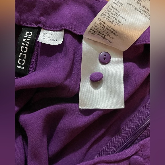 H&M Midi Skirt - Purple or Black - Picture 6 of 6